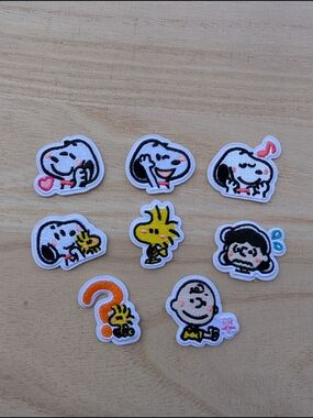 Snoopy Embroidered Patches  Iron-On Patches - Snoopy, Woodstock & Friends